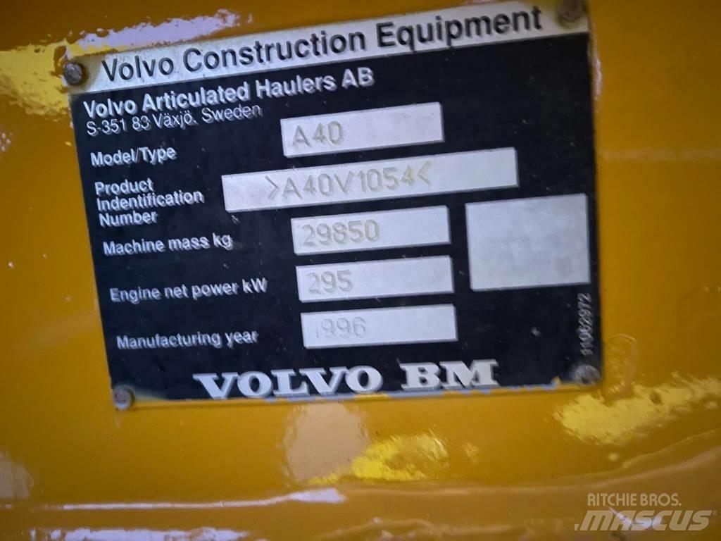 Volvo A40C Tombereau articulé