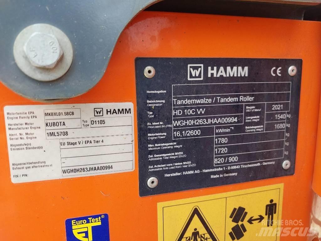 Hamm HD 10 C VV Plaque vibrante