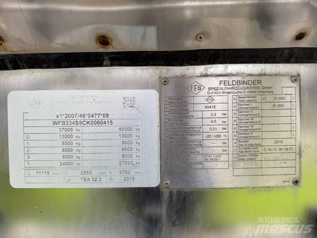 Feldbinder TSA 32.3 Remorque citerne