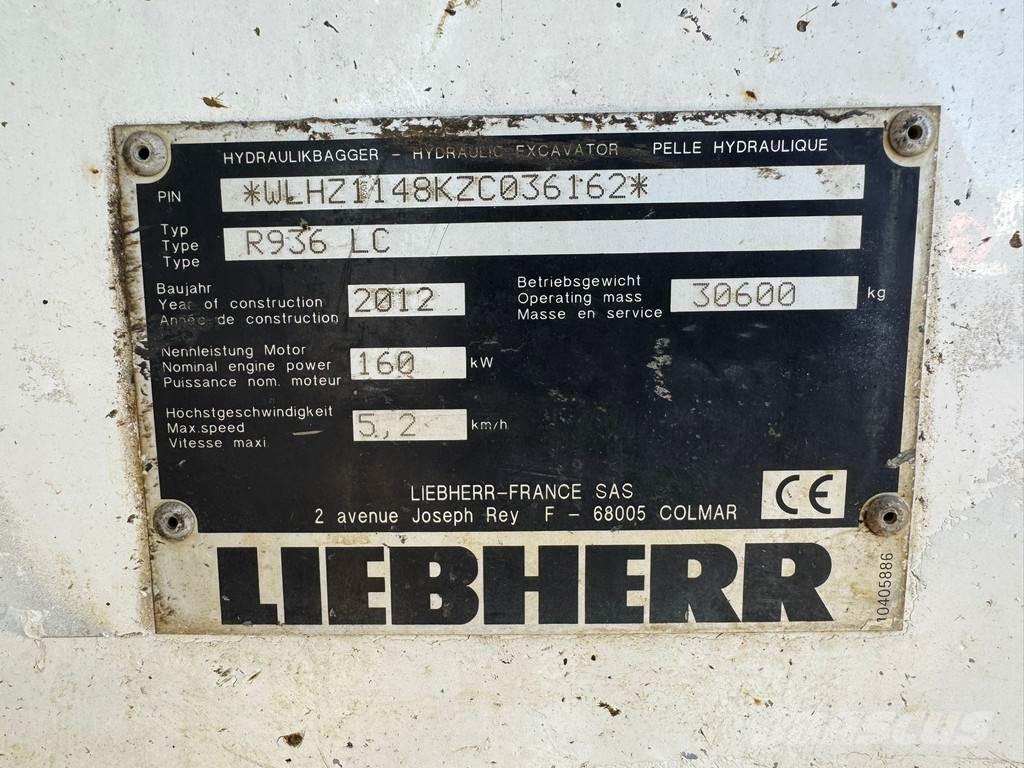 Liebherr R936 LC Pelle sur chenilles