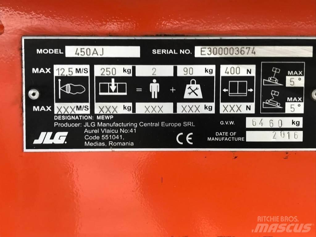 JLG 450 AJ Nacelles articulées