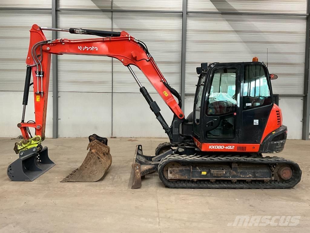 Kubota KX 080-4 A 2 Mini pelle 7t-12t