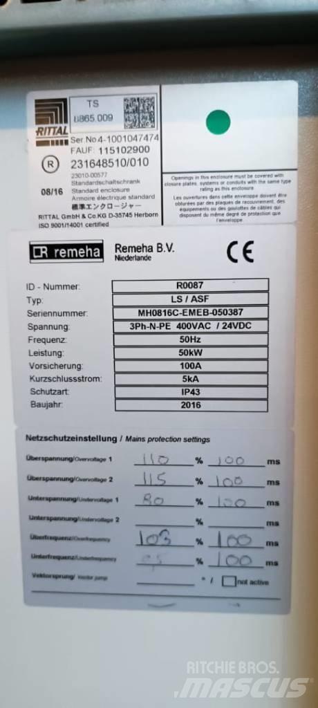  Remeha ELW 50-100 Générateurs au gaz