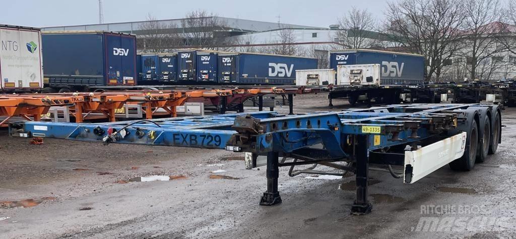 Krone Krone SDC27 Semi remorque porte container