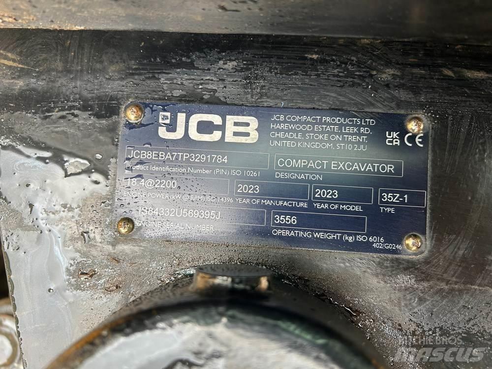 JCB 35Z-1 Mini pelle < 7t
