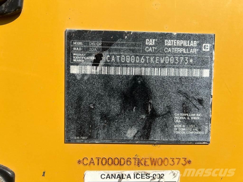 CAT D6 LGP Bouteurs sur chenilles