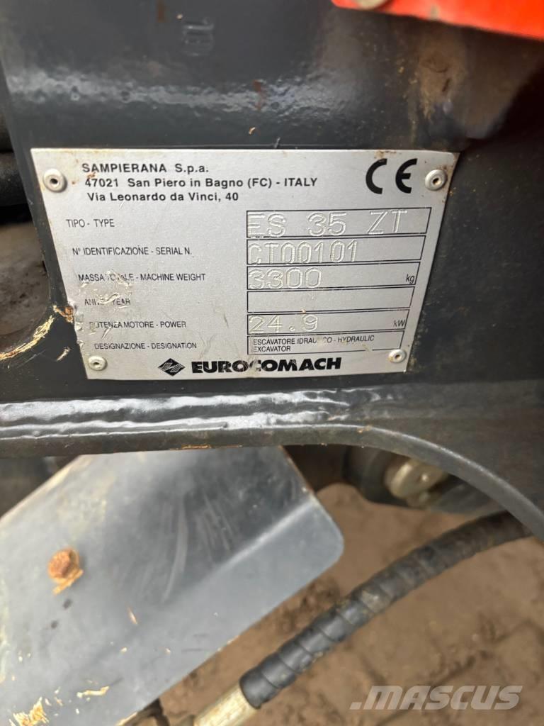 Eurocomach ES 35 ZT Mini pelle < 7t