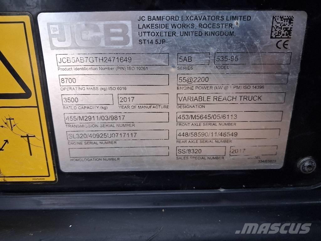 JCB 535-95 JOYSTICK Chariot télescopique