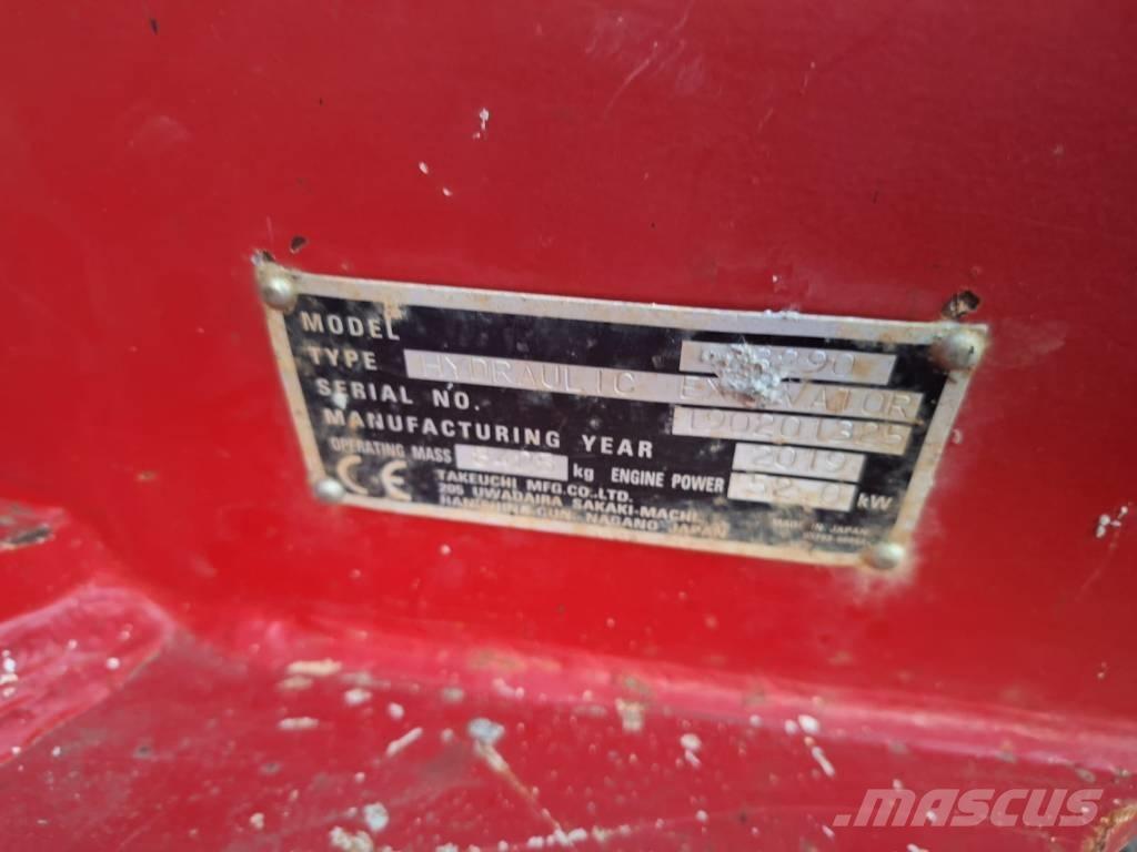 Takeuchi TB 290 Mini pelle 7t-12t
