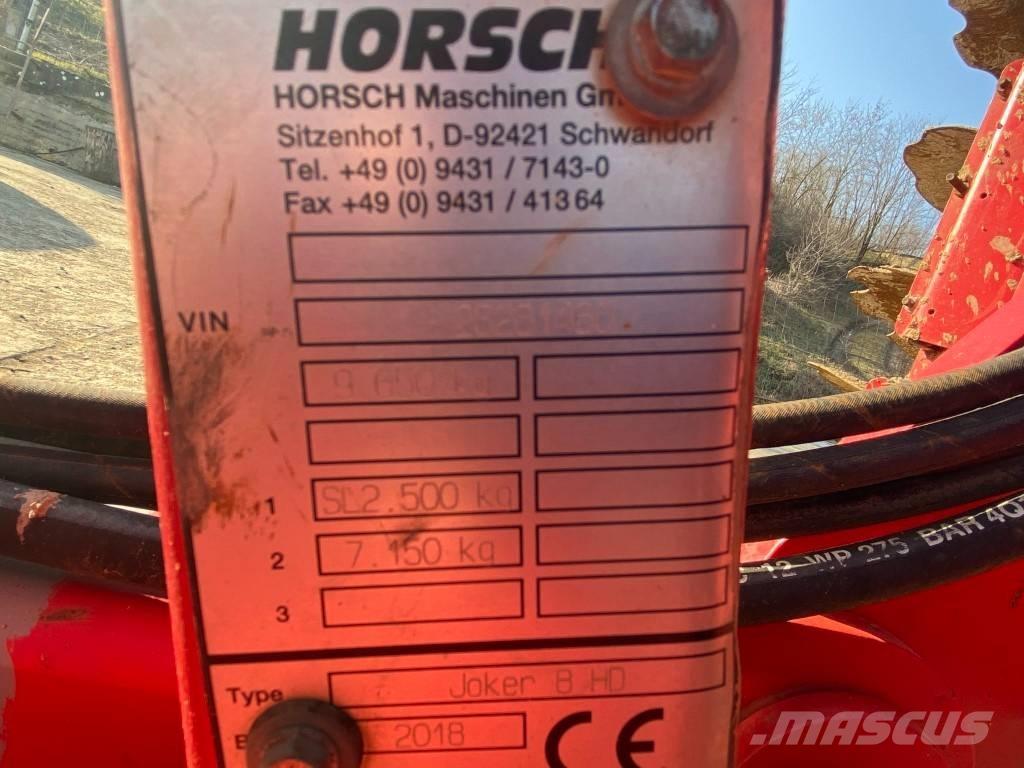 Horsch Joker 8 HD Crover crop
