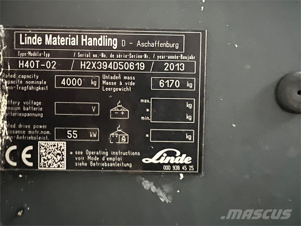 Linde H40T-02 Chariots GPL