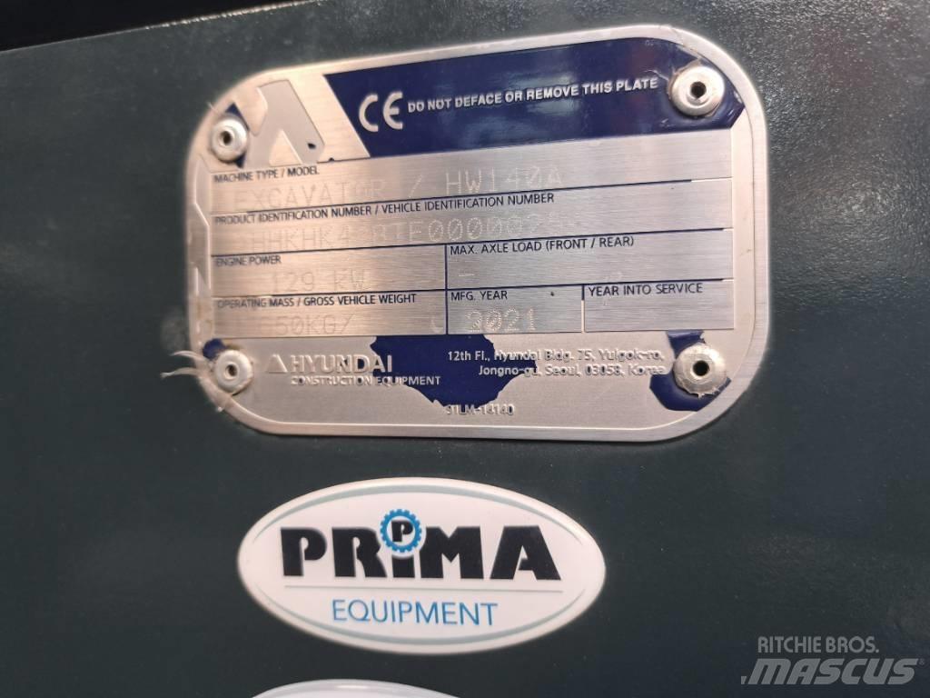 Hyundai HW140A Pelle sur pneus