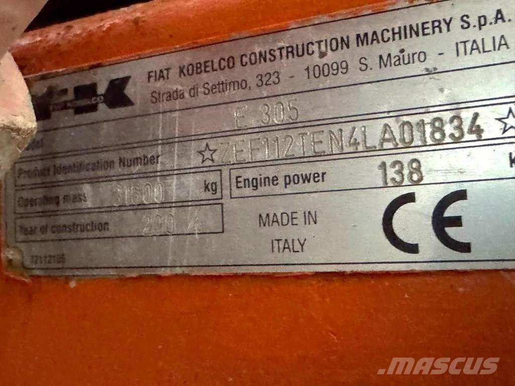 Fiat KOBELCO E305 Pelle spéciale