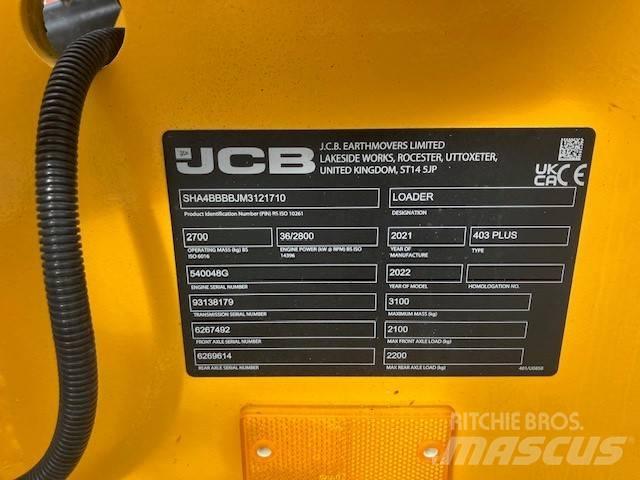 JCB 403 plus Mini chargeuse