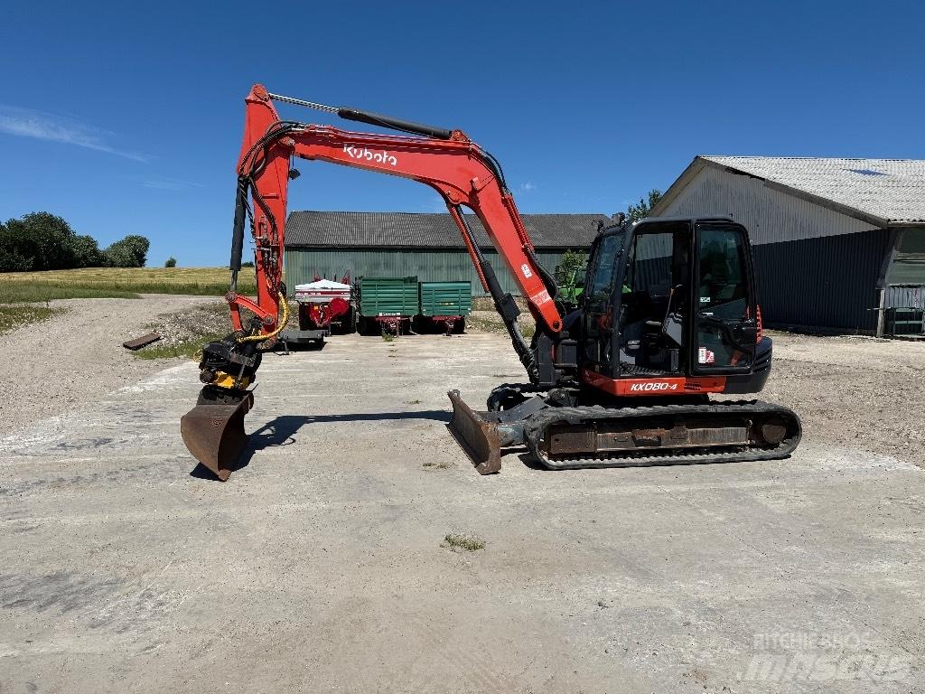 Kubota KX080-4 Mini pelle 7t-12t