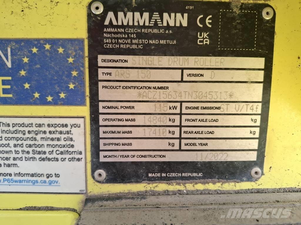 Ammann ARS 150D Compacteurs