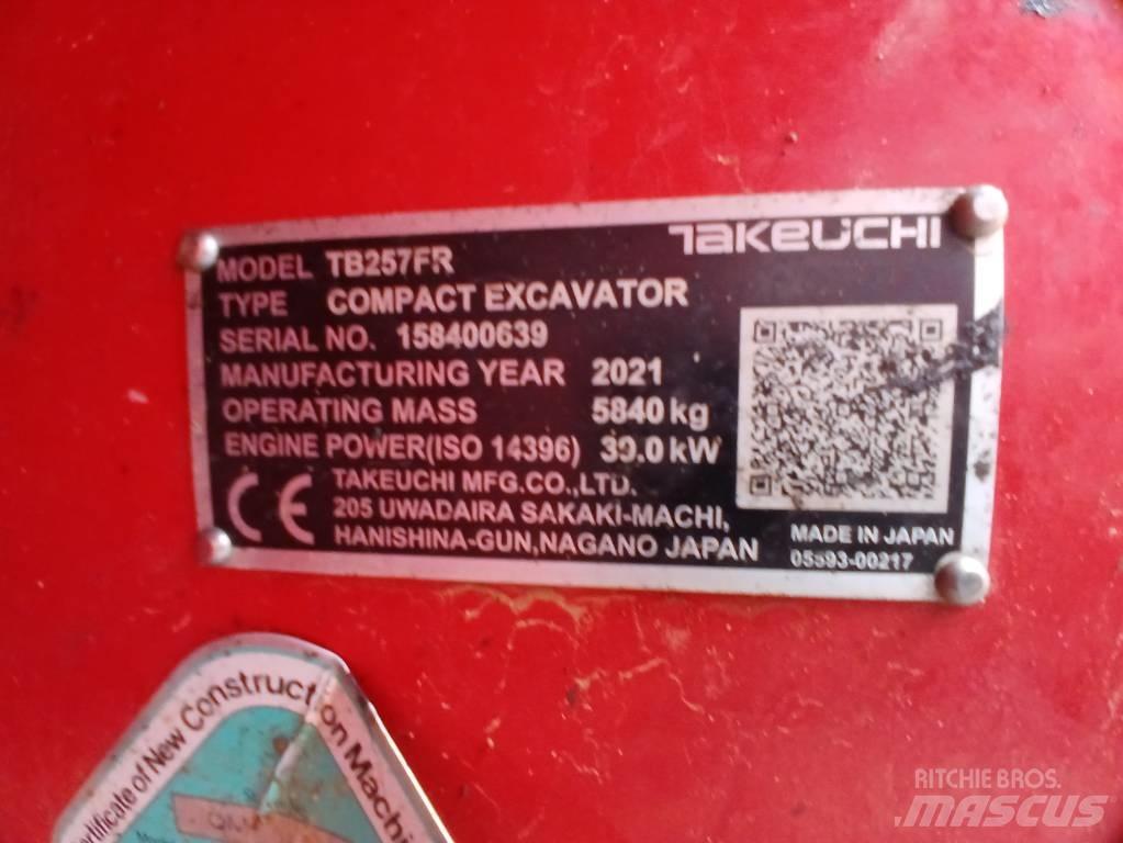 Takeuchi TB 257 FR Mini pelle < 7t