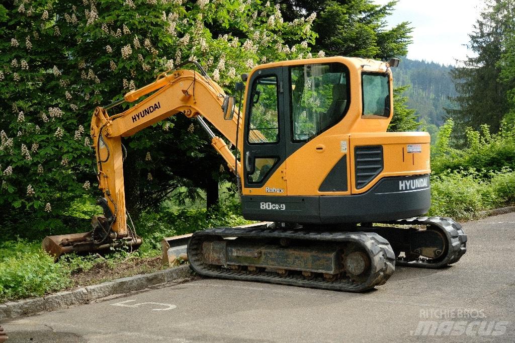 Hyundai R80CR-9 Mini pelle 7t-12t
