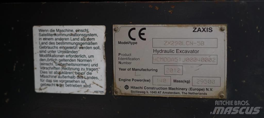 Hitachi ZX 290 Pelle sur chenilles