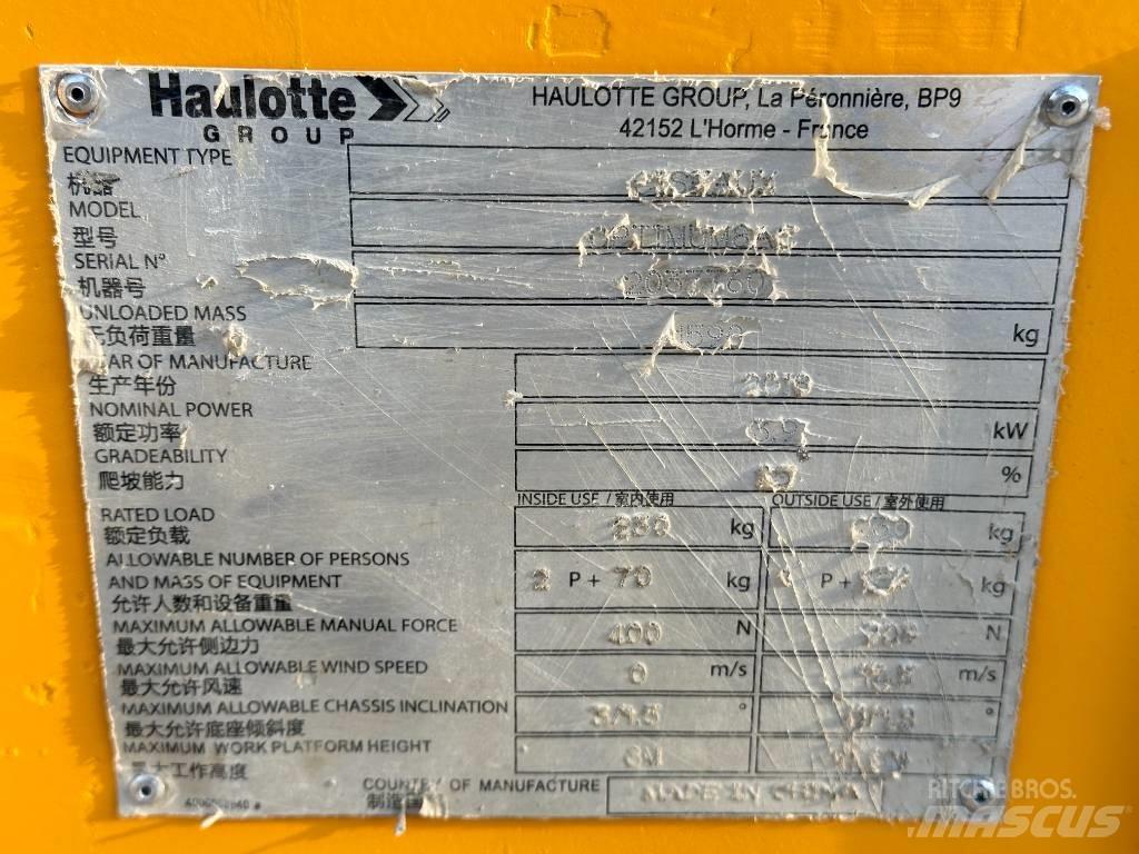 Haulotte OPTIMUM 8 Nacelle ciseaux