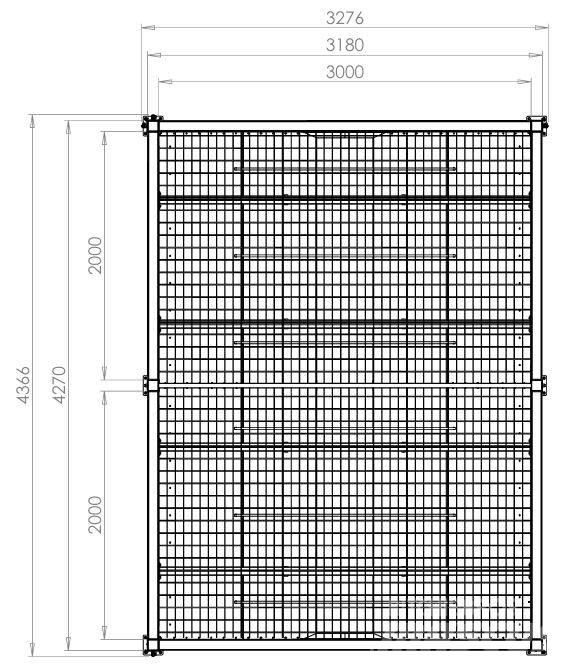  Grain intake pit 3x4 Tamiseuse