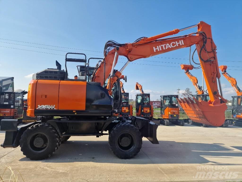 Hitachi ZX 145 W-6 Pelle sur pneus