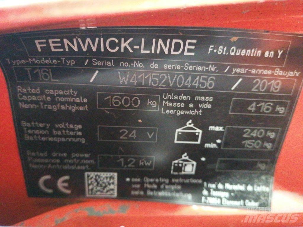 Linde T16L Transpalette accompagnant