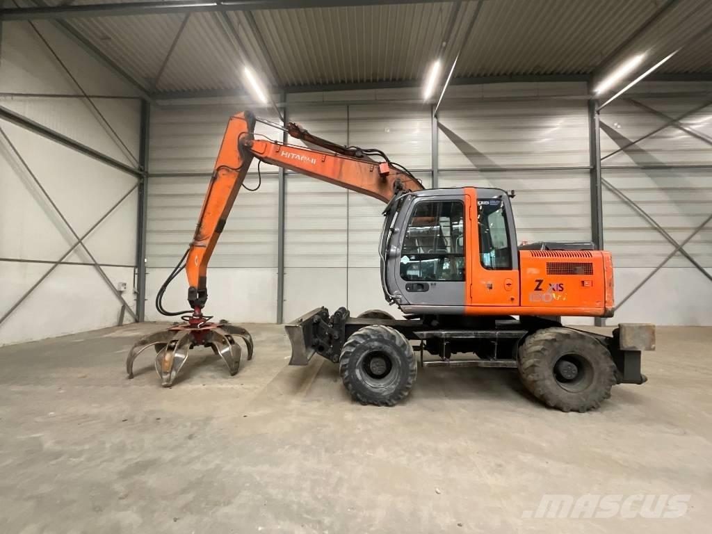 Hitachi ZX 130 W Pelle sur pneus