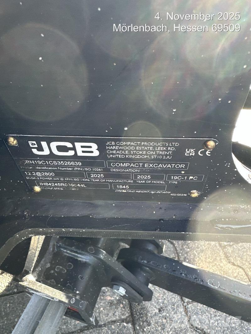 JCB 19C-1 Mini pelle < 7t