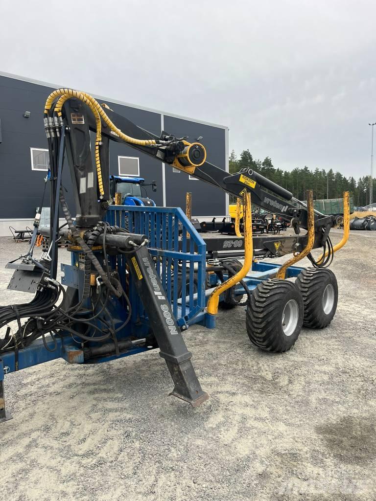 Vreten 900 Remorque forestière avec grue