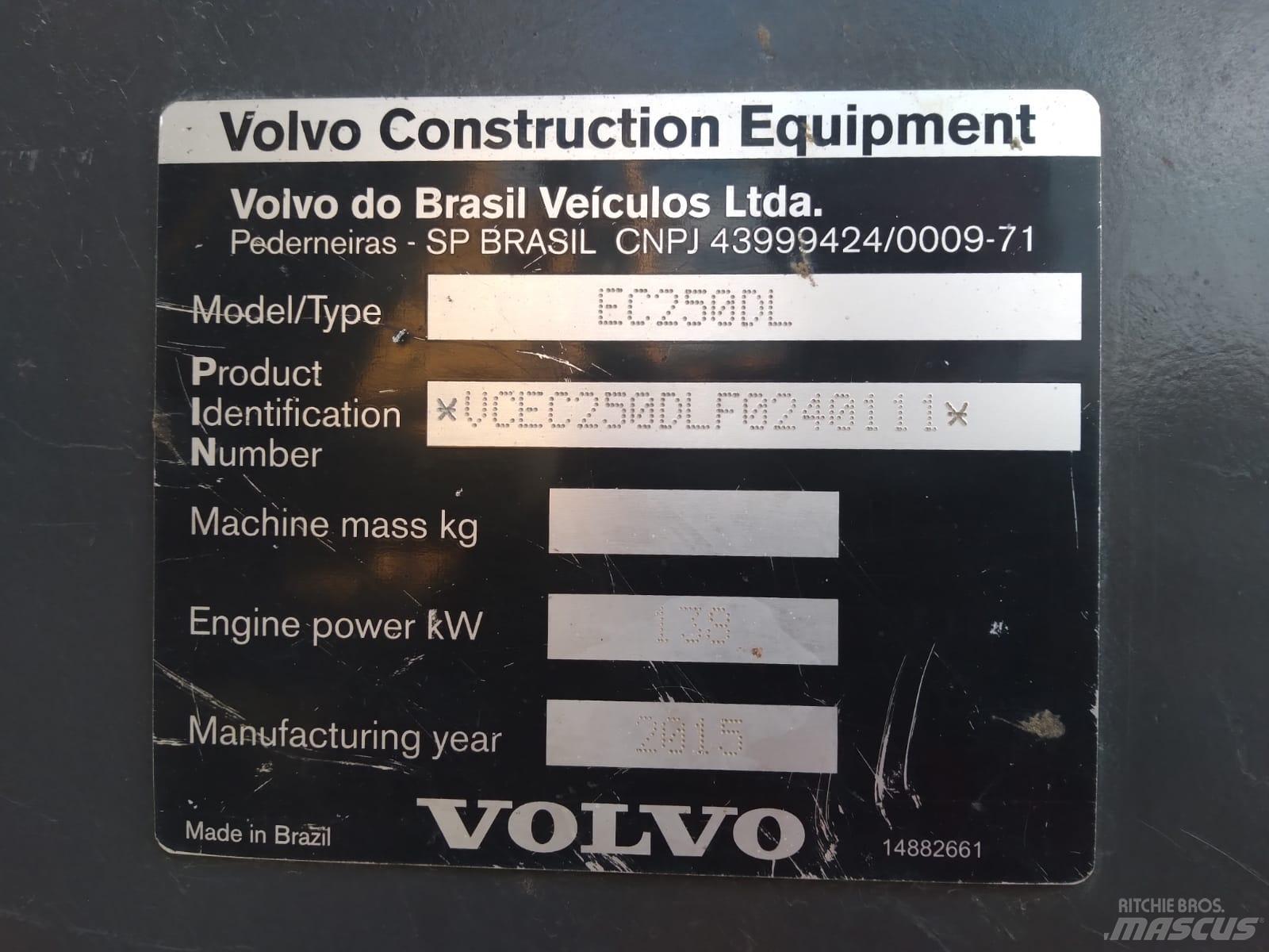 Volvo EC 250 D L Pelle sur chenilles