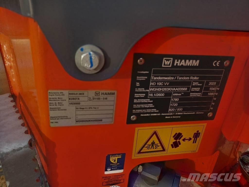 Hamm HD 10 C Rouleaux tandem