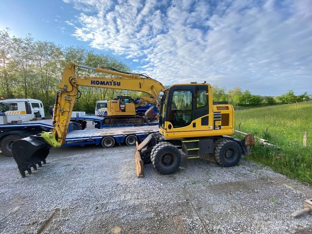 Komatsu PW 148 Pelle sur pneus