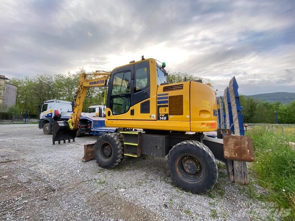 Komatsu PW 148 Pelle sur pneus
