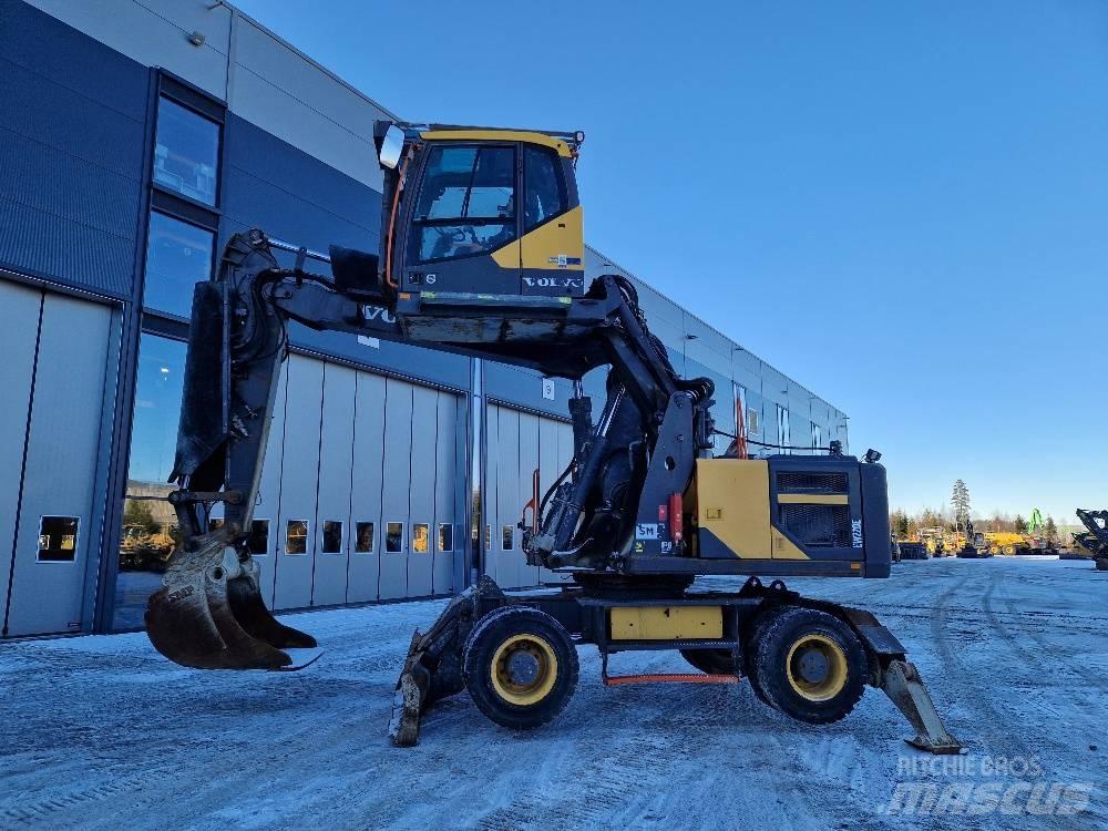 Volvo EW220E Pelle sur pneus