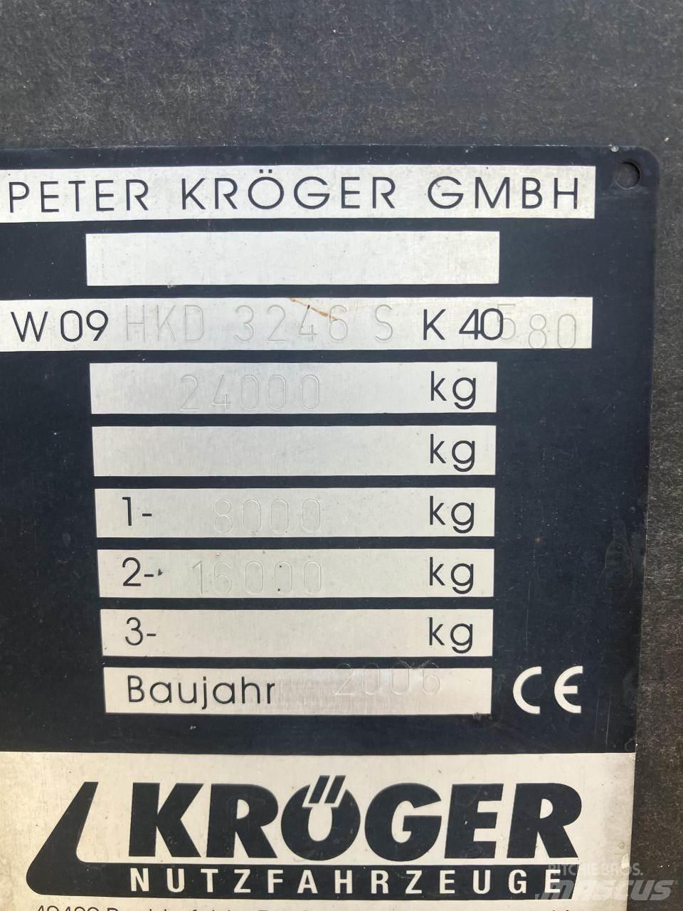 Kröger HKD 402 Remorque benne