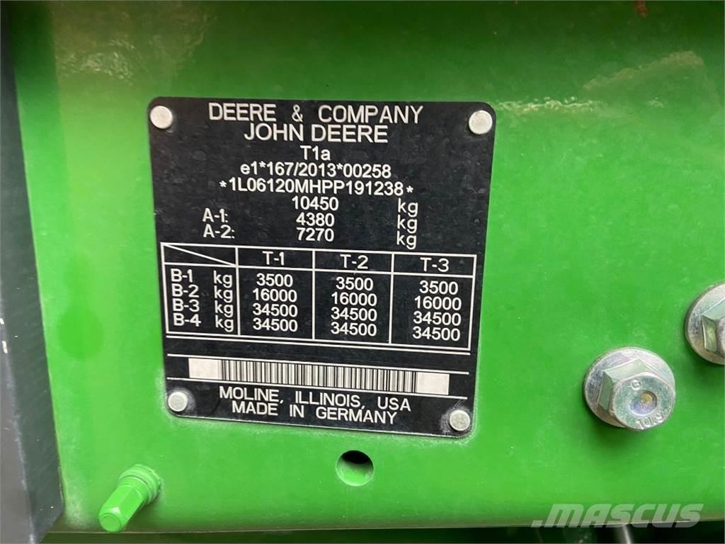 John Deere 6120M Tracteur