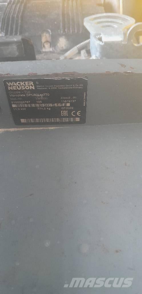 Wacker Neuson DPU 80 Plaque vibrante