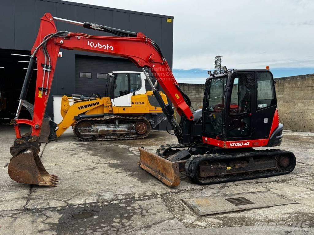 Kubota KX 080-4 Mini pelle 7t-12t