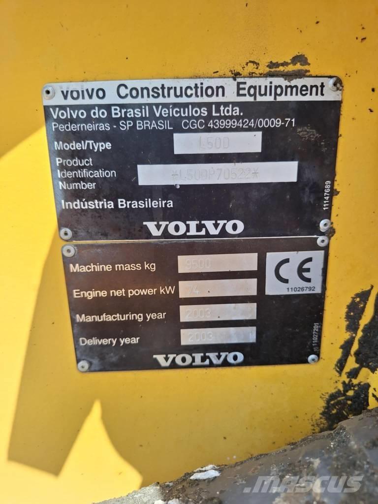 Volvo L 50 D Chargeuse sur pneus