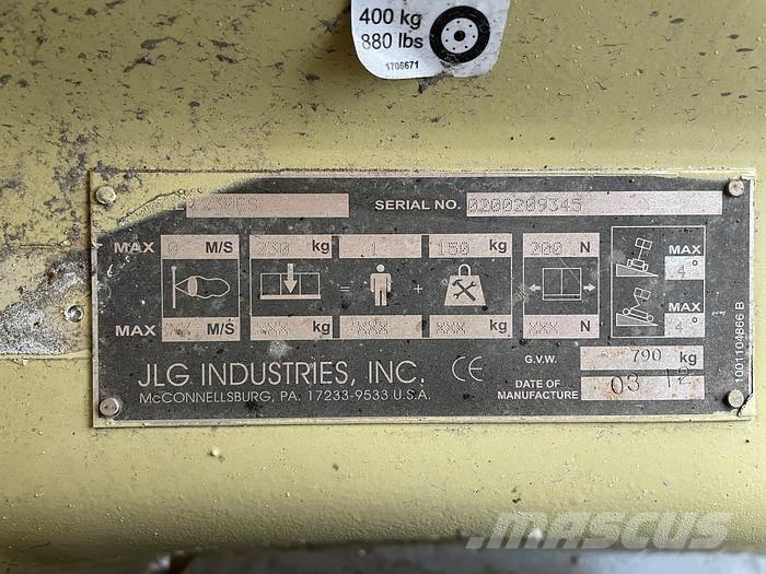JLG 1230ES Nacelle ciseaux