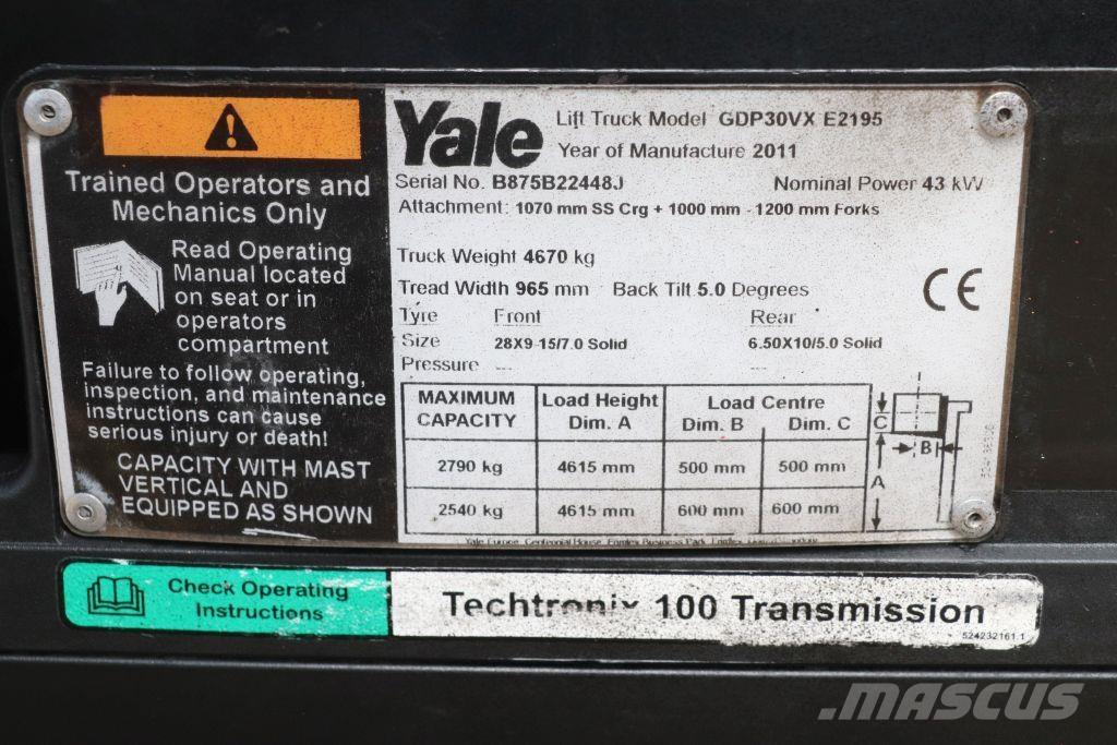 Yale GDP30VX Chariots diesel