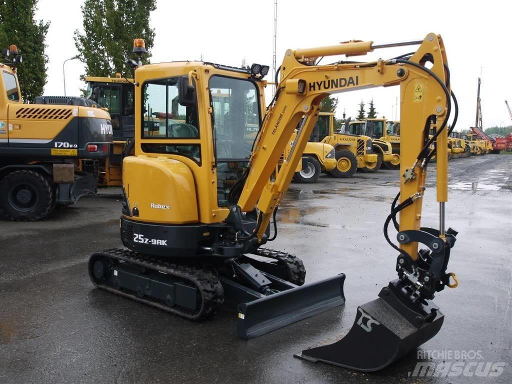 Hyundai R25Z-9AK Mini pelle < 7t
