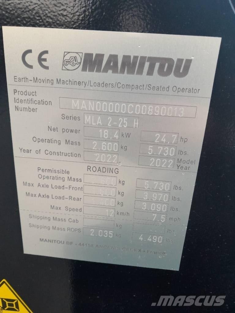 Manitou MLA 2-25 Chargeuse multifonction