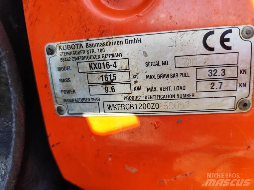 Kubota KX 016-4 Mini pelle < 7t