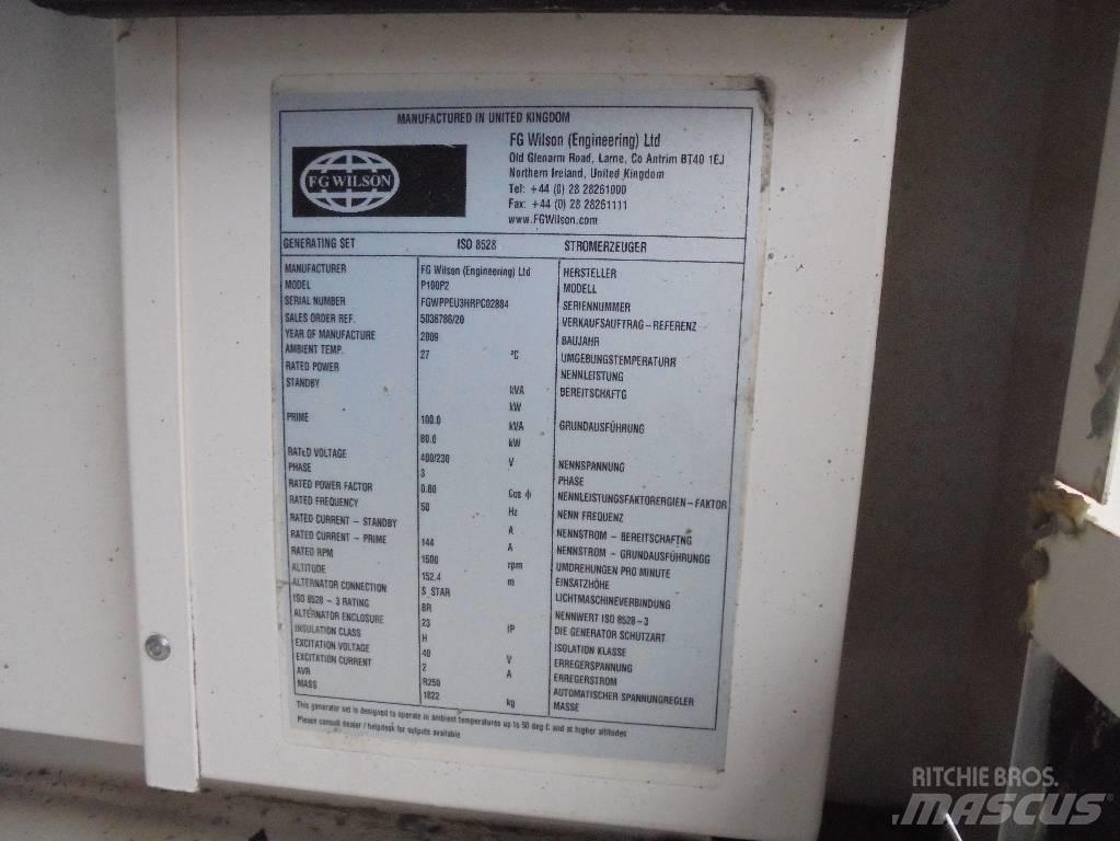 Wilson P100 P2 Générateurs diesel