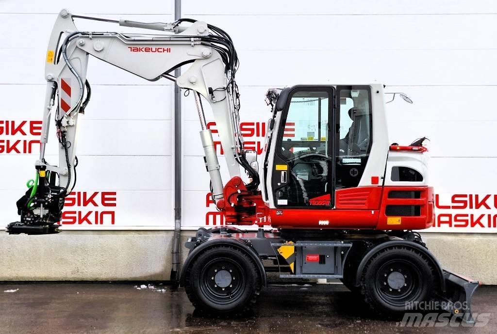 Takeuchi TB 395 W Pelle sur pneus