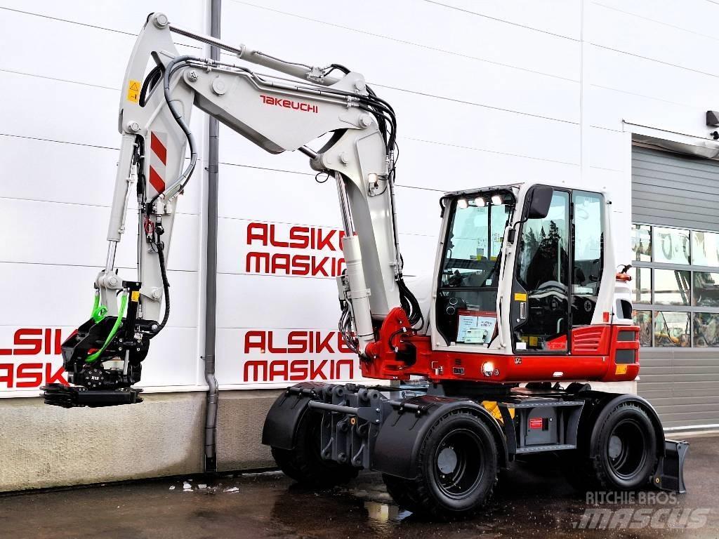 Takeuchi TB 395 W Pelle sur pneus
