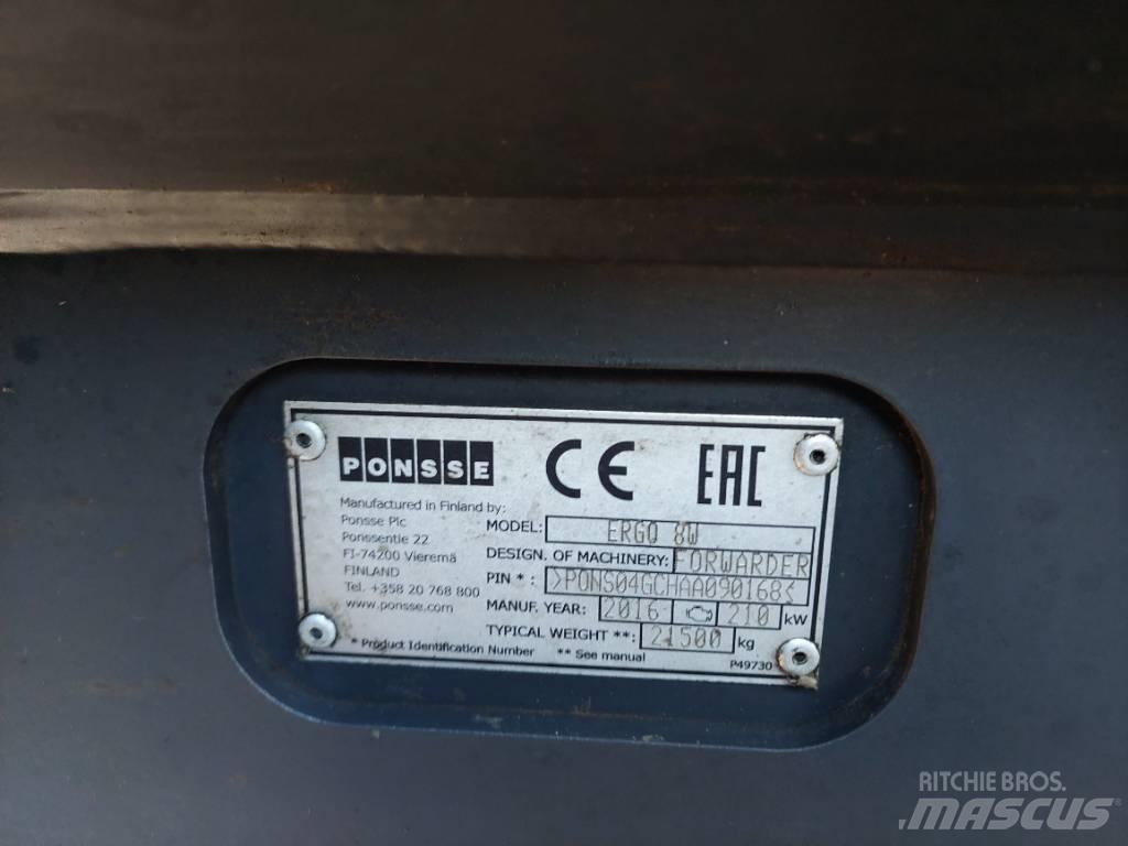 Ponsse Ergo 8W Abatteuse