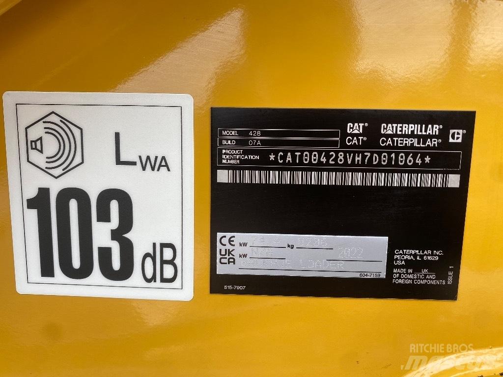 CAT 428 Tractopelle